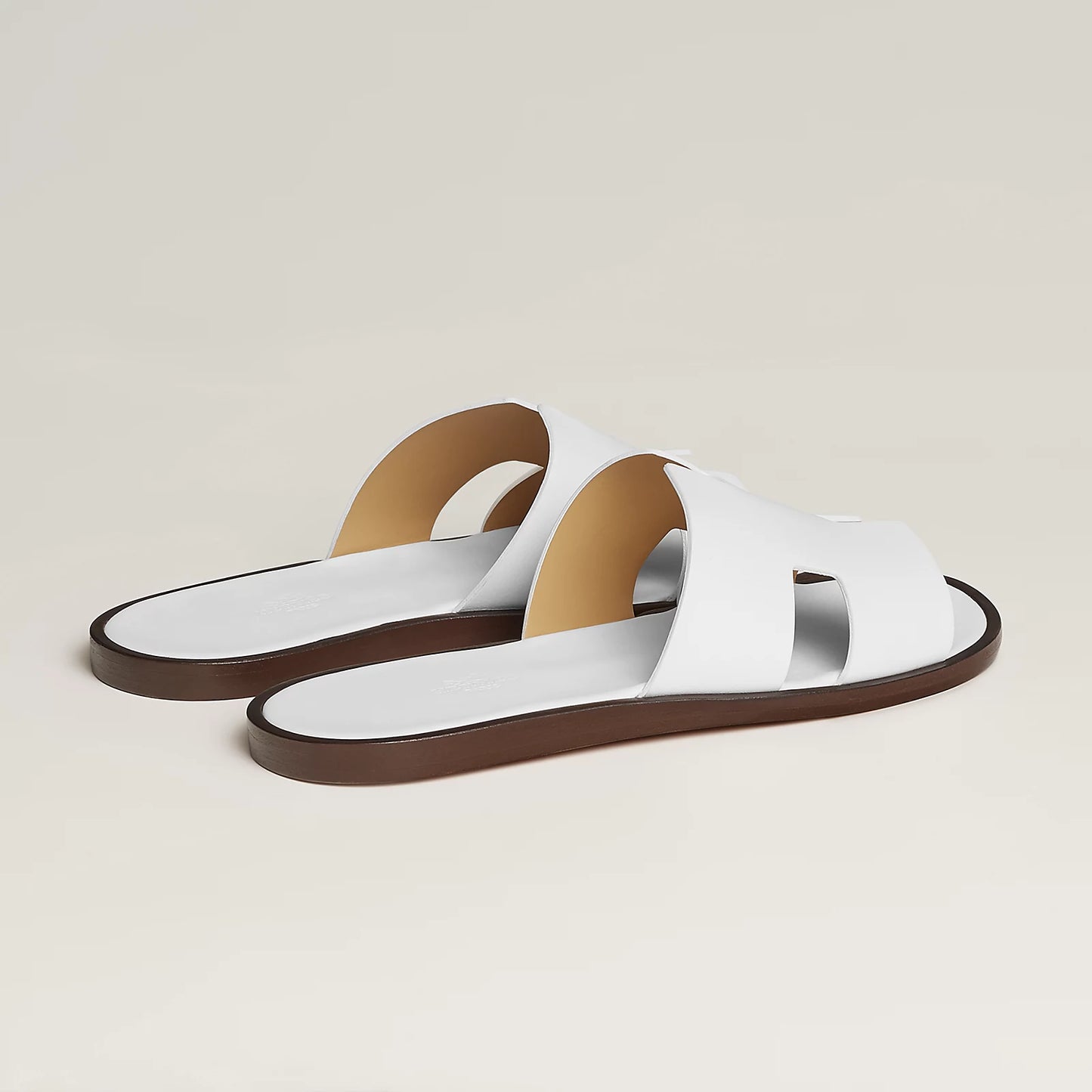White Viral H sandals