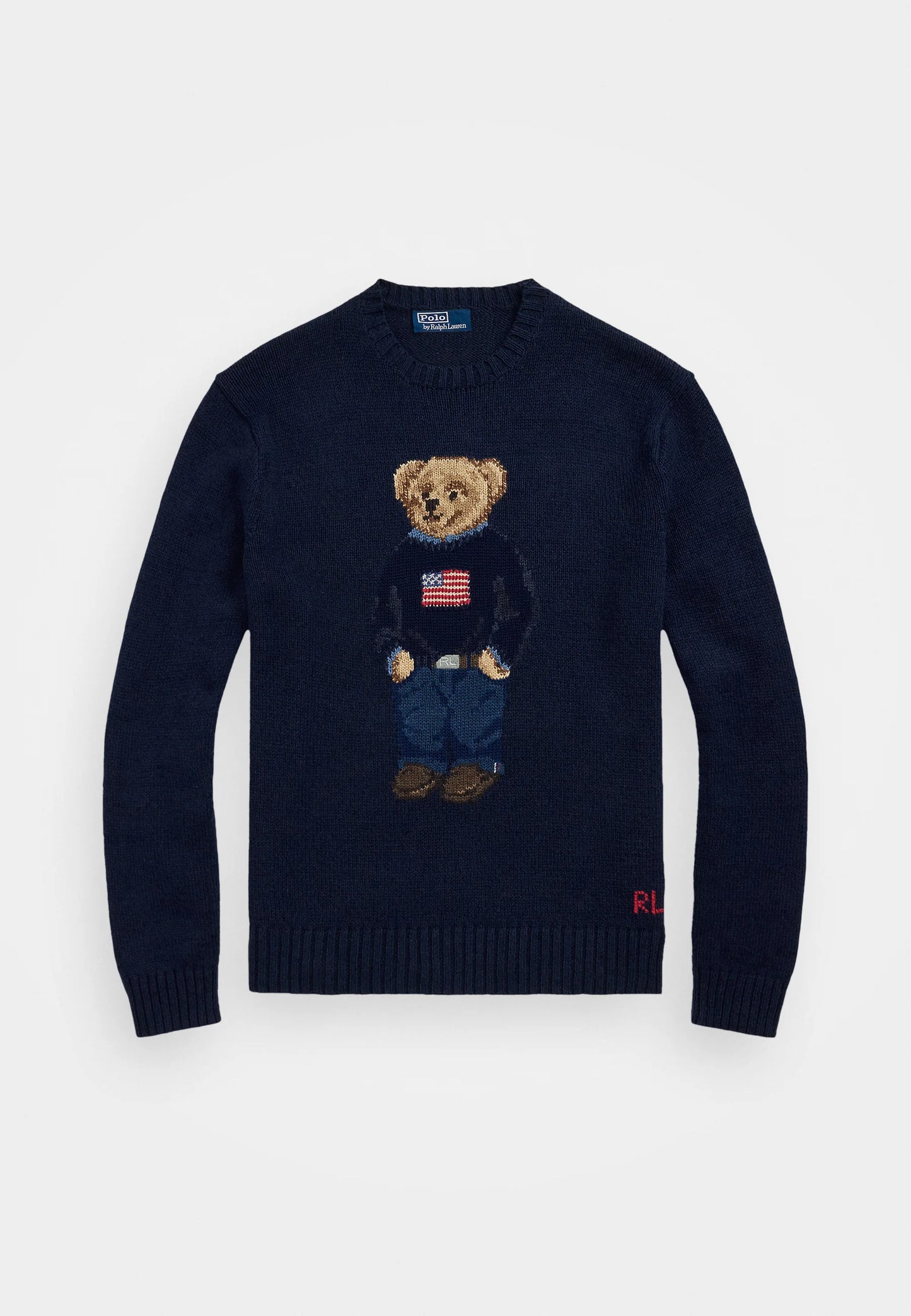 Navy Blue sweter with bear logo