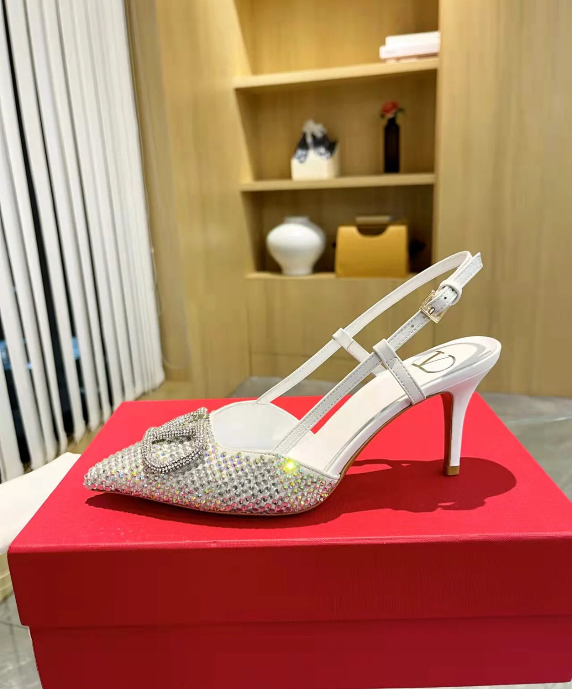 Heels with glitter and crazy sparkly toes