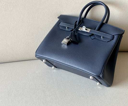 structured leather bag