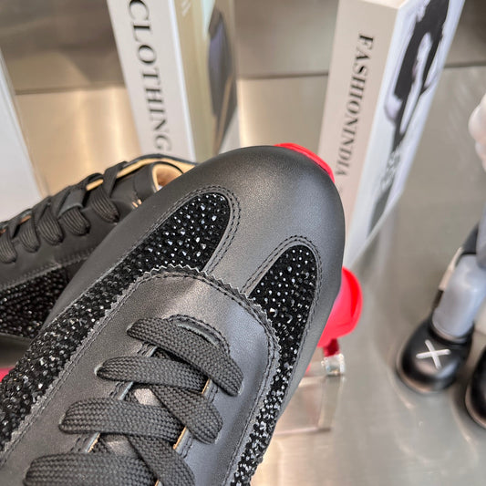 Black Shark Sole Sneakers