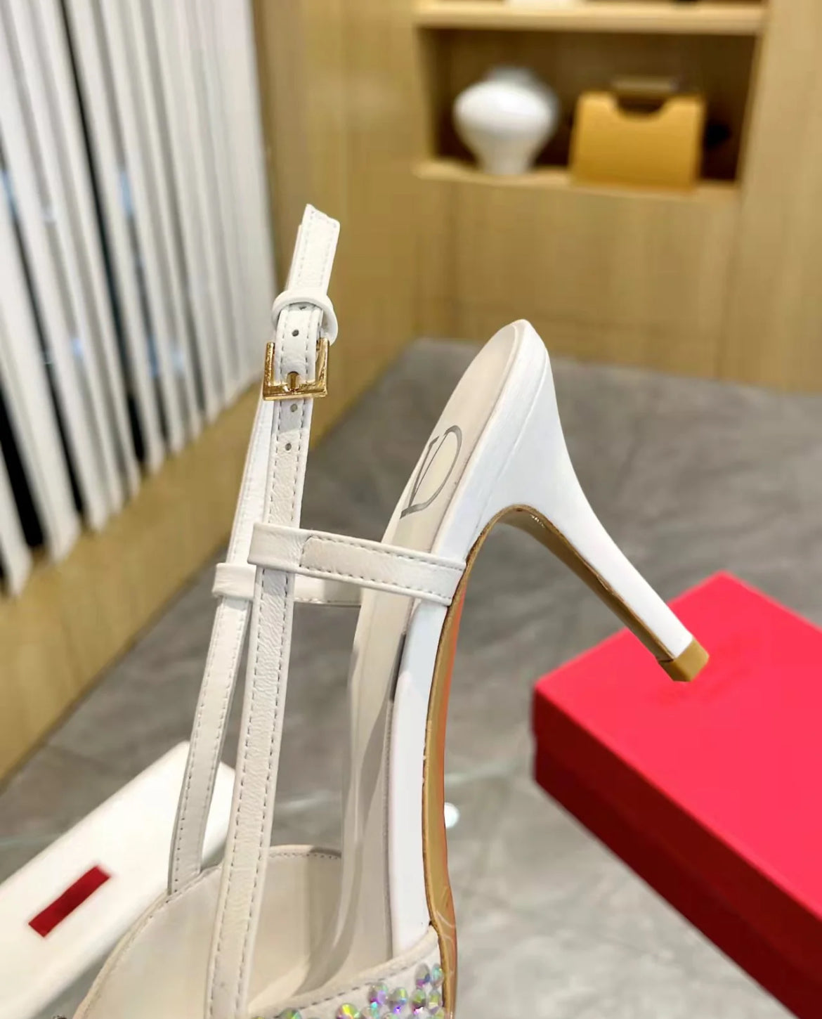 Heels with glitter and crazy sparkly toes