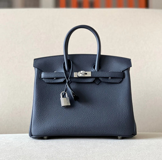 structured leather bag