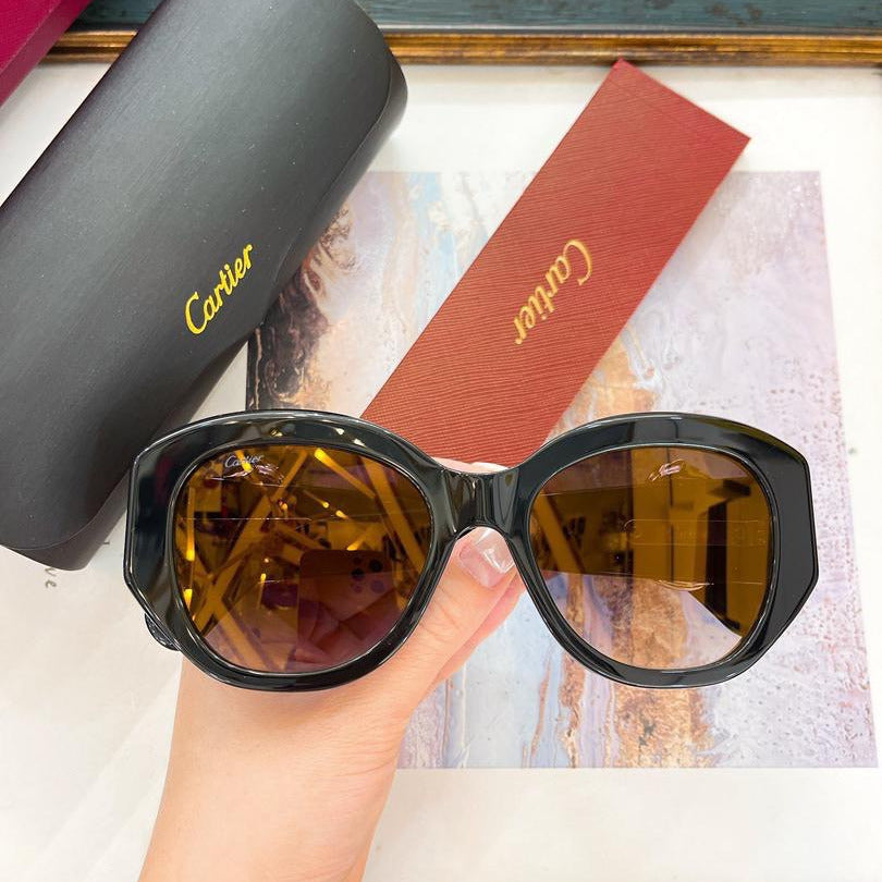 Oversized Tortoise Sunglasses Black