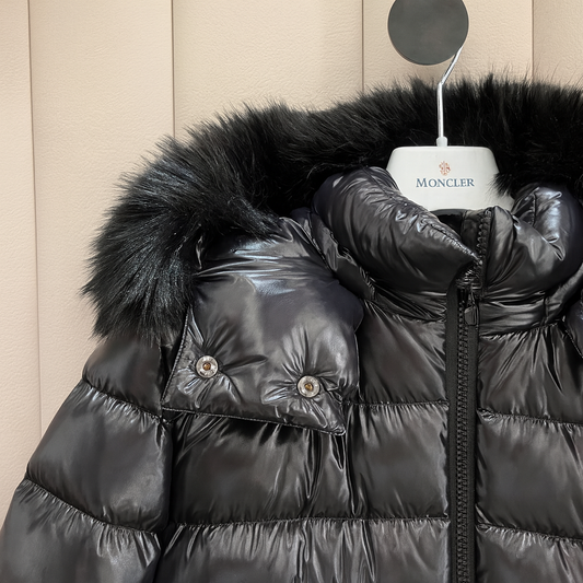 Down Jacket With Fur Hood