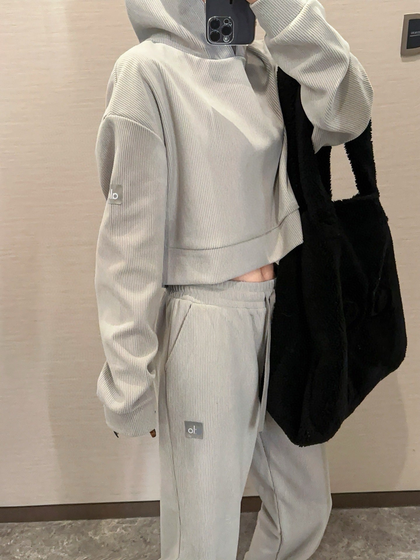 Corduroy Two-Piece Lounge Set